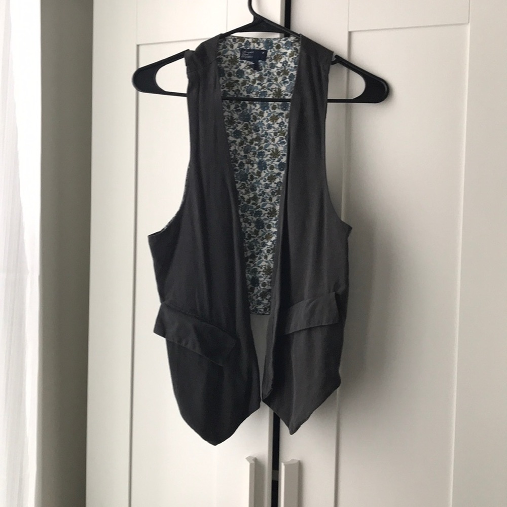 Gray vest